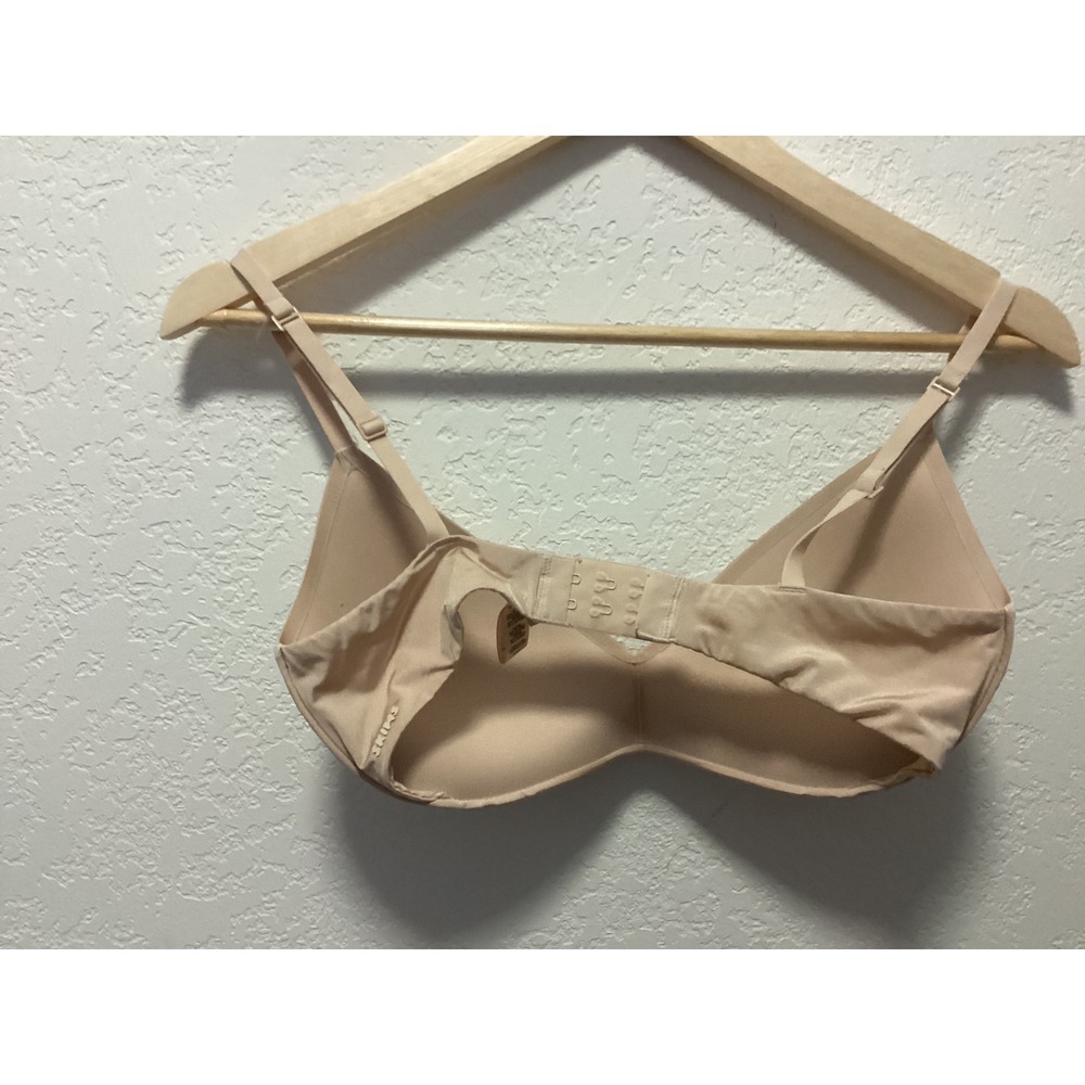 Skims Wireless Padded Bra Womens 34D Beige Seamless Adjustable Straps - Picture 9 of 15
